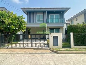 หมู่บ้านสราญสิริ ติวานนท์-แจ้งวัฒนะ 2 SARANSIRI TIWANON-CHAENGWATTANA 2 ขายด่วน บ้านเดี่ยว 2 ชั้น เนื้อที่ 52.90 ตร.ว ทำเลดี สวย พร้อมอยู่