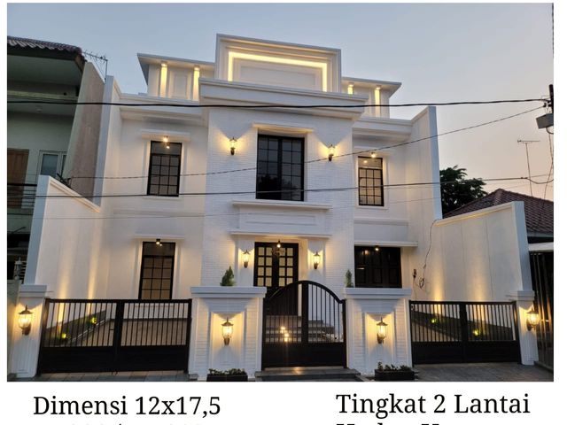 Rumah Mewah Siap Huni Kertajaya Indah Surabaya 6.2M Nego SHM