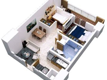 2 Bedroom Condo near LRT Anonas Katipunan