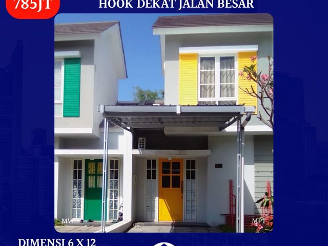 Jual Cepat Rumah Hook Citra Harmoni Sidoarjo 785 Juta Siap Huni BU