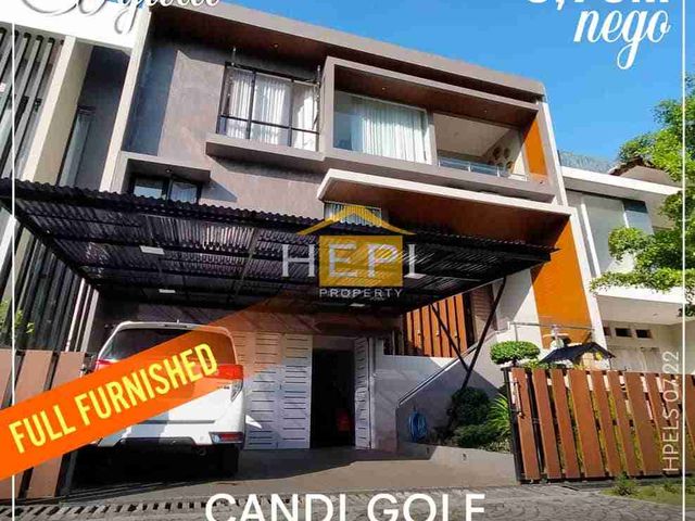 Dijual Rumah Mewah Full Furnished di Graha Candi Golf Semarang