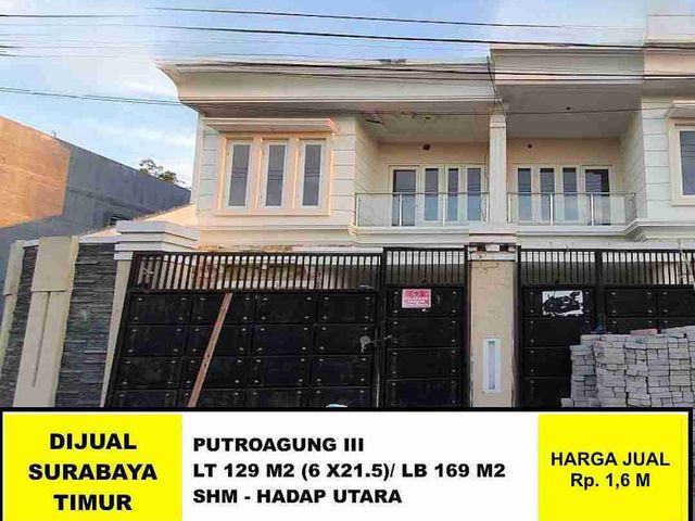 DIJUAL RUMAH PUTROAGUNG III - RANGKAH
Kec. Tambaksari, Kel. Rangkah