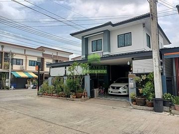 หมู่บ้านเค.ซี ซิตี้ พลัส สุวินทวงศ์ ขายด่วน บ้านแฝด 2 ชั้น เนื้อที่ 39.80 ตร.ว แปลงมุม ทำเลดี ต่อเติมครบ พร้อมอยู่