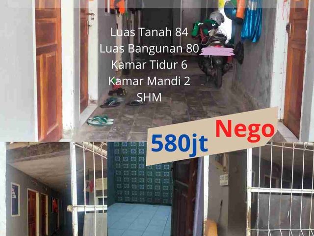 Dijual Kostan belakang Trans Studio Mall TSM kota Bandung LT 84 LB 80 KT 6 KM 2 SHM harga 580 juta nego