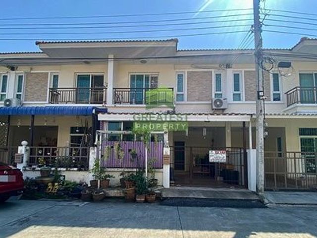 หมู่บ้านนนท์ณิชา บางใหญ่ แก้วอินทร์ NONNICHA BANGYAI-KAEW IN ขายด่วน ทาวน์โฮม 2 ชั้น เนื้อที่ 21 ตร.ว ทำเลดี ต่อเติมเต็ม พร้อมอยู่