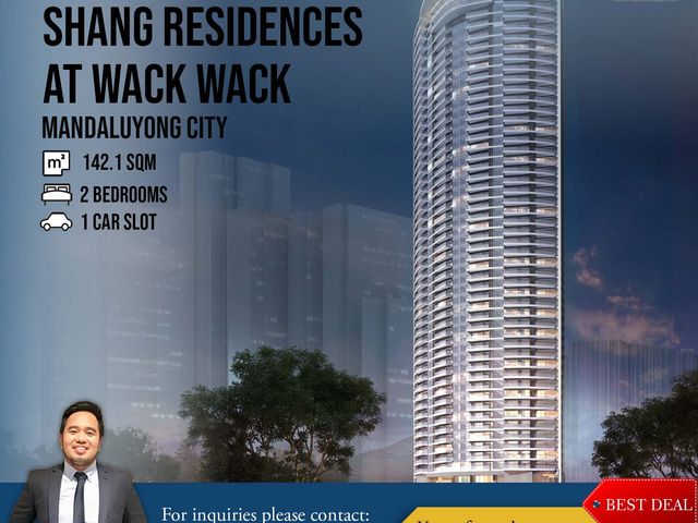 Two Bedroom condo unit Pre-Selling in Shang Residences at Wack Wack Mandaluyong City