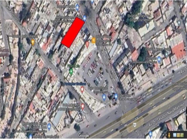 VENTA DE TERRENO EN CONSTITUCION Y SALVADOR NAVA MARTINEZ, SAN LUIS POTOSI