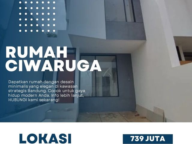 RUMAH DENGAN INTERIOR MODERN DI CIWARUGA HANYA 779 JUTAAN
