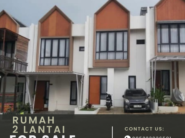 Jual Rumah Dengan Harga Terbaik Di Cipadung Bandung Rumah 2 Lantai Bernuansa Villa