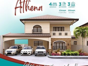 For Sale House And Lot 4-Bedroom With 3 Carport In Andorra Solana Casa Real Pampanga | Athena Model Unit