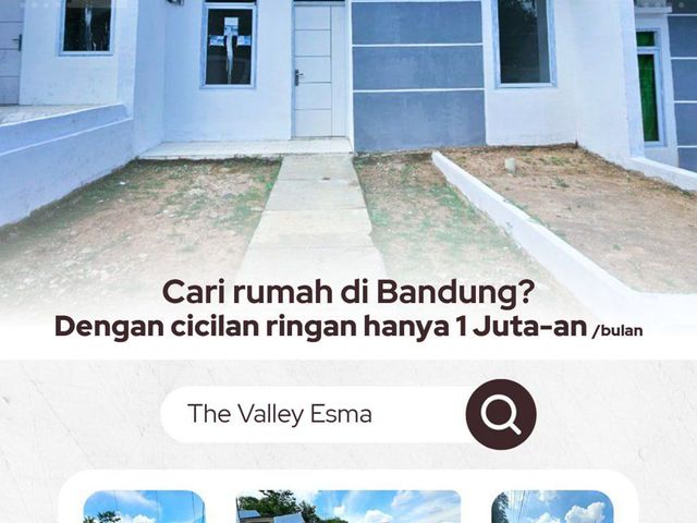 RUMAH TERLARIS STRATEGIS CICALENGKA TERIMA KUNCI 1 JUTA ALL IN