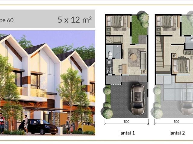 Rumah 2 Lantai Cluster Mandevilla Golden East Kebomas 1 Gresik