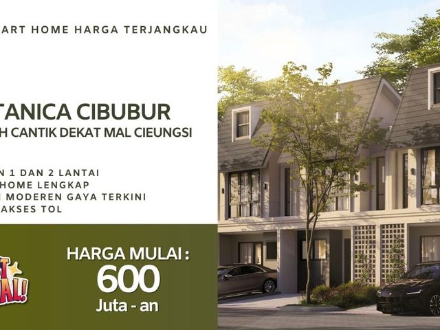 Botanica Cibubur Harga Perdana Terjangkau