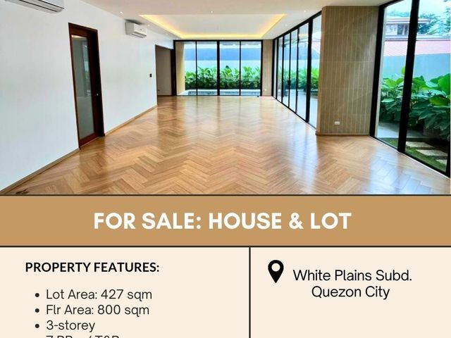 FOR SALE House & Lot located in White Plains Subd., Brgy. White Plains, Quezon City