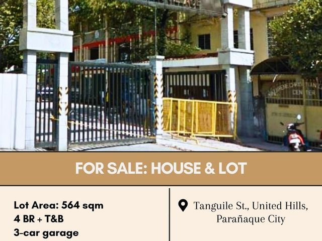 For Sale: House & Lot located at Tanguile St., United Hills, Parañaque City
