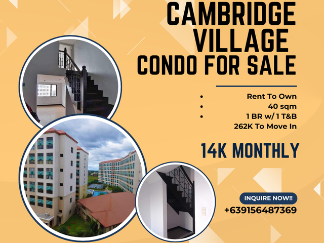 262K Lipat agad Condo in Cainta 40sqm Rent To Own