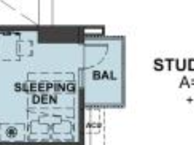 FOR SALE: Studio with Balcony in Bryant Parklane, San Fernando Pampanga