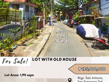 FOR SALE Lot with Old House located at Brgy. San Antonio, San Francisco Del Monte, Quezon City