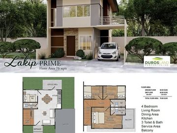 2-Storey Single Attached House in Bay-Ang Ridge Subdivision, Lilo-an, Cebu