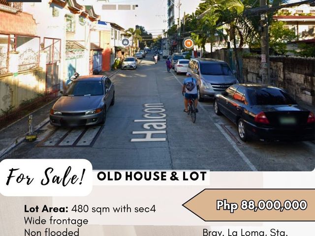 FOR SALE Old House & Lot located at Brgy. La Loma, Sta Mesa Heights, Quezon City