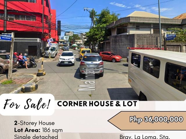OR SALE Corner House and Lot located at Brgy. La Loma, Sta. Mesa Heights, Quezon City.