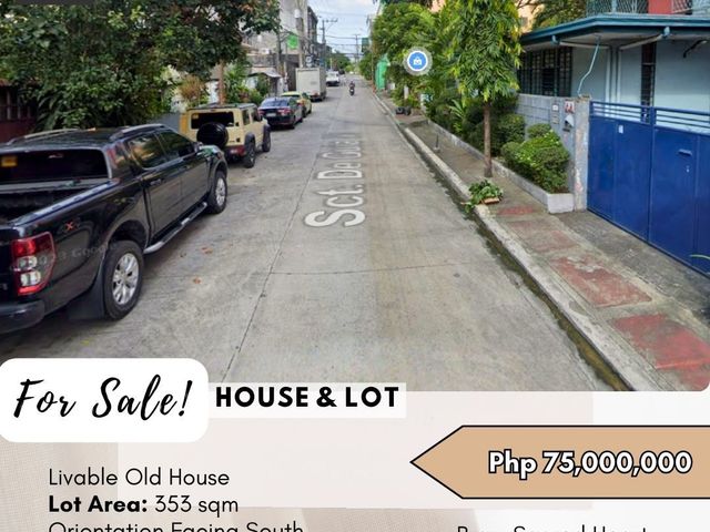 FOR SALE House & Lot located at Brgy. Sacred Heart, Quezon City