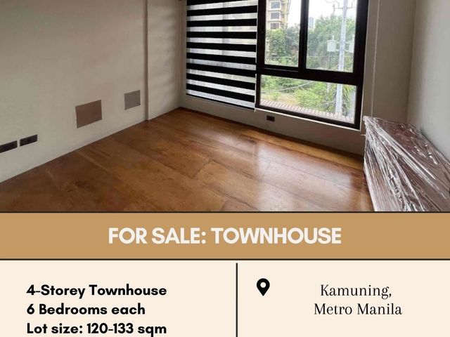 FOR SALE Townhouse located in Kamuning, Metro Manila Near Horseshoe Village, Quezon City