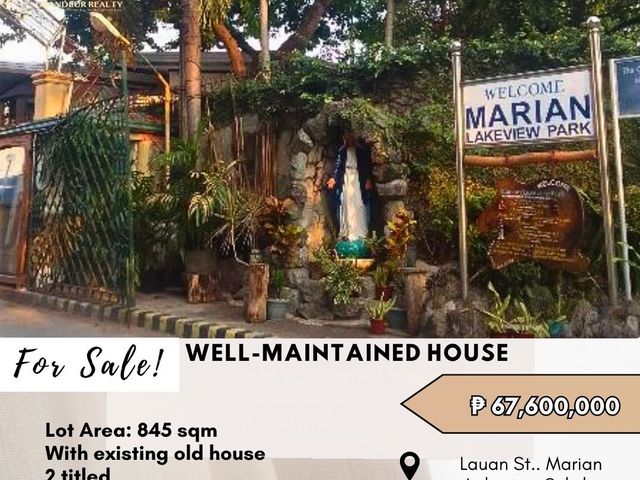 For Sale: Well Maintained House located at Lauan St.. Marian Lakeview Subd., Parañaque City