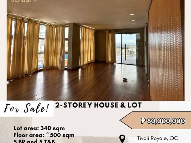 For Sale: 2-Storey House & Lot located at Tivoli Royale, Quezon City