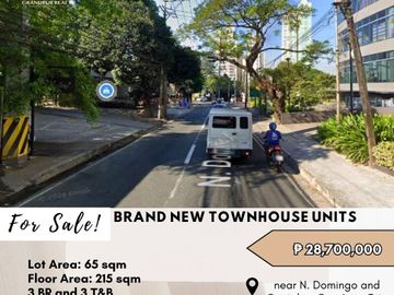 For Sale: Brand New Townhouse Units located near N. Domingo and Santolan, San Juan City