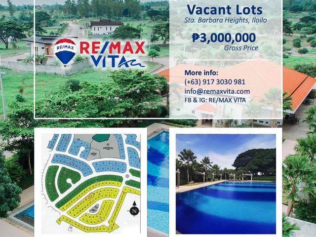 For Sale 228 sq.m. Vacant Lot in Santa Barbara Estates, Iloilo