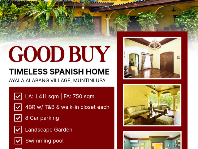 FOR SALE House & Lot located at Ayala Alabang Muntinlupa City