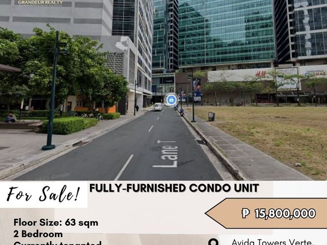 For Sale: Fully-Furnished Condo Unit located at Avida Towers Verte, BGC Taguig City