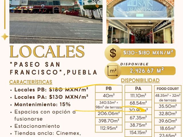 🚀 ¡Impulsa tu negocio en el lugar más estratégico de Puebla!