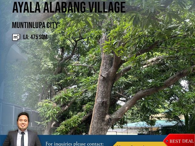 Residential Lot for Sale in Ayala Alabang Village at Muntinlupa City