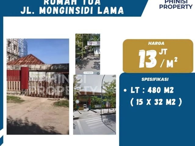DIJUAL RUMAH TUA DI MONGSIDI LAMA