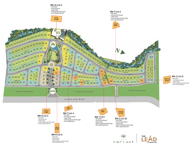 The Enclave Alabang by Filigree Residential Lots for sale Las Pinas