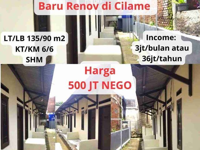dijual kostan di Cilame baru renov