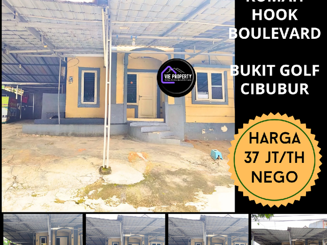 Posisi Hoek. Disewakan murah rumah rapi siap huni di Bukit Golf Cibubur