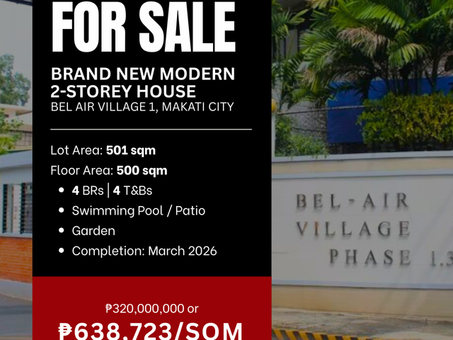 For Sale: House & Lot located at Mercury St. Bel-Air, Makati City