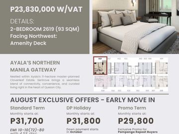 For Sale: 2- to 3-Bedroom Luxurious Residences at Sentrove @ Cloverleaf, Quezon City