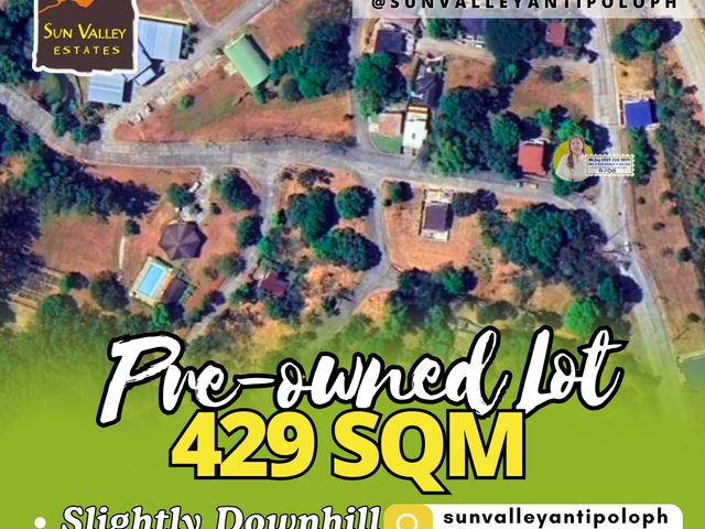 429SQM Corner lot for sale in Sun Valley Estates Antipolo