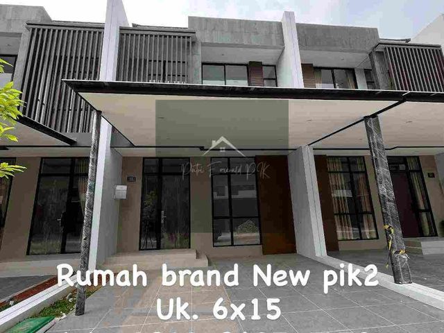 Disewakan Rumah Brand New PIK2 ukuran 6x15