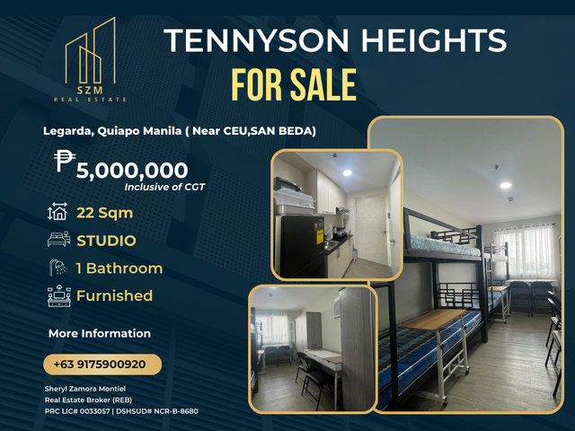 FOR SALE - FULLY FURNISHED STUDIO TENNYSON HEIGHTS