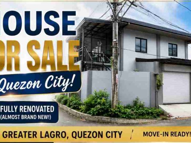 Greater Lagro Quezon City Brand New House