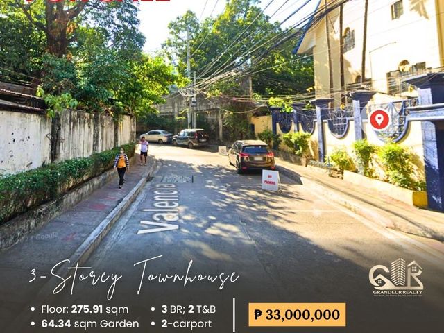 FOR SALE: Townhouse located at Corinthian Place Townhouse, Barangay Valencia, Quezon City