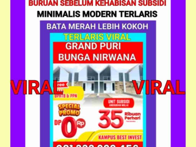 Perumahan Jember Subsidi Kampus Terlaris Viral