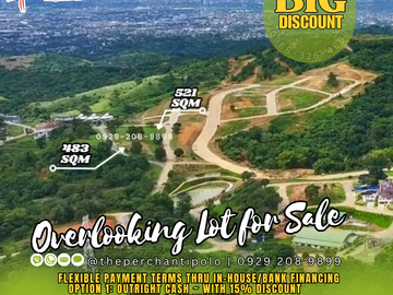 Overlooking lot for sale in Antipolo City | The Perch Antipolo | 483SQM
