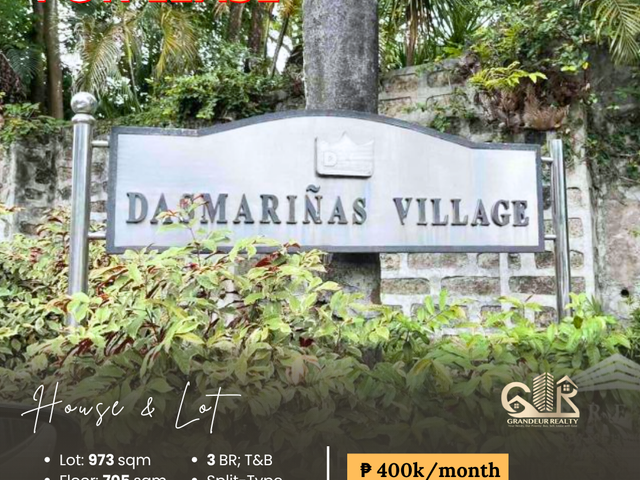 FOR LEASE: House & Lot located at Dasmarinas Village, Brgy. Dasmarinas, Makati City