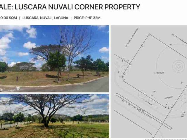 LUSCARA Nuvali Lot for Sale